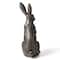 Glitzhome® 23" MGO Bronze Standing Rabbit Statue